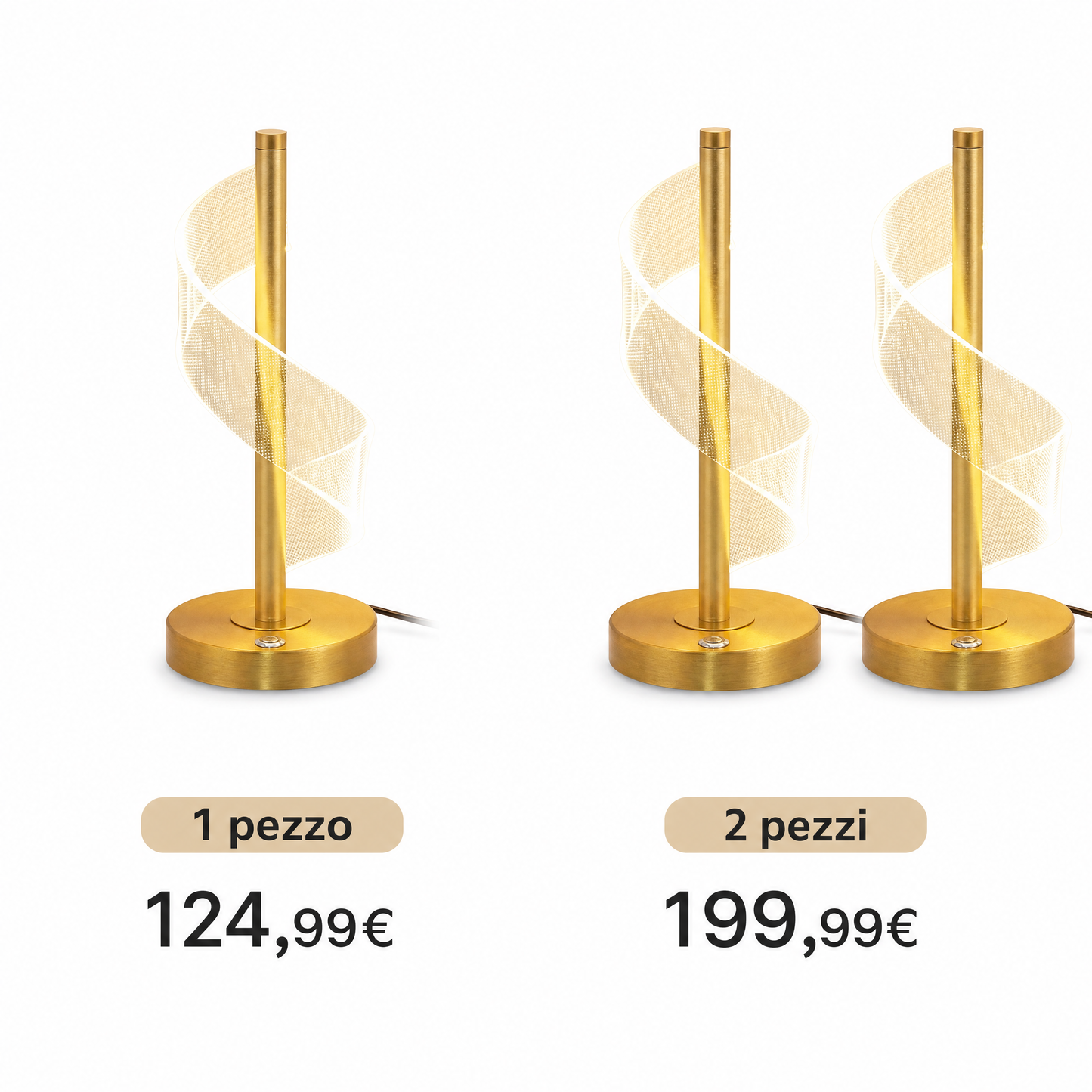 Lampada da Tavolo LED Touch Nordica
