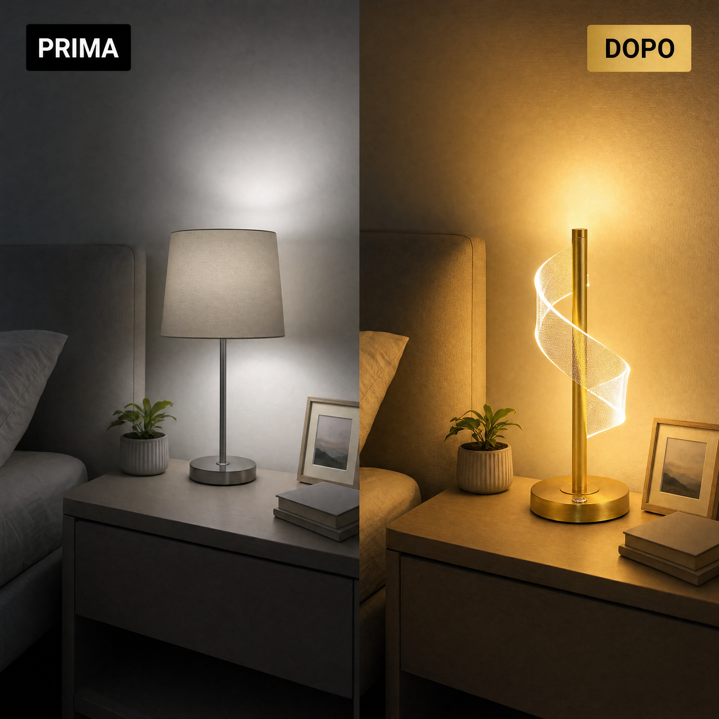 Lampada da Tavolo LED Touch Nordica