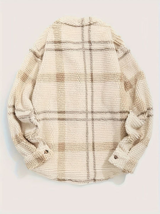 Luca - Men’s Plaid Fleece Jacket