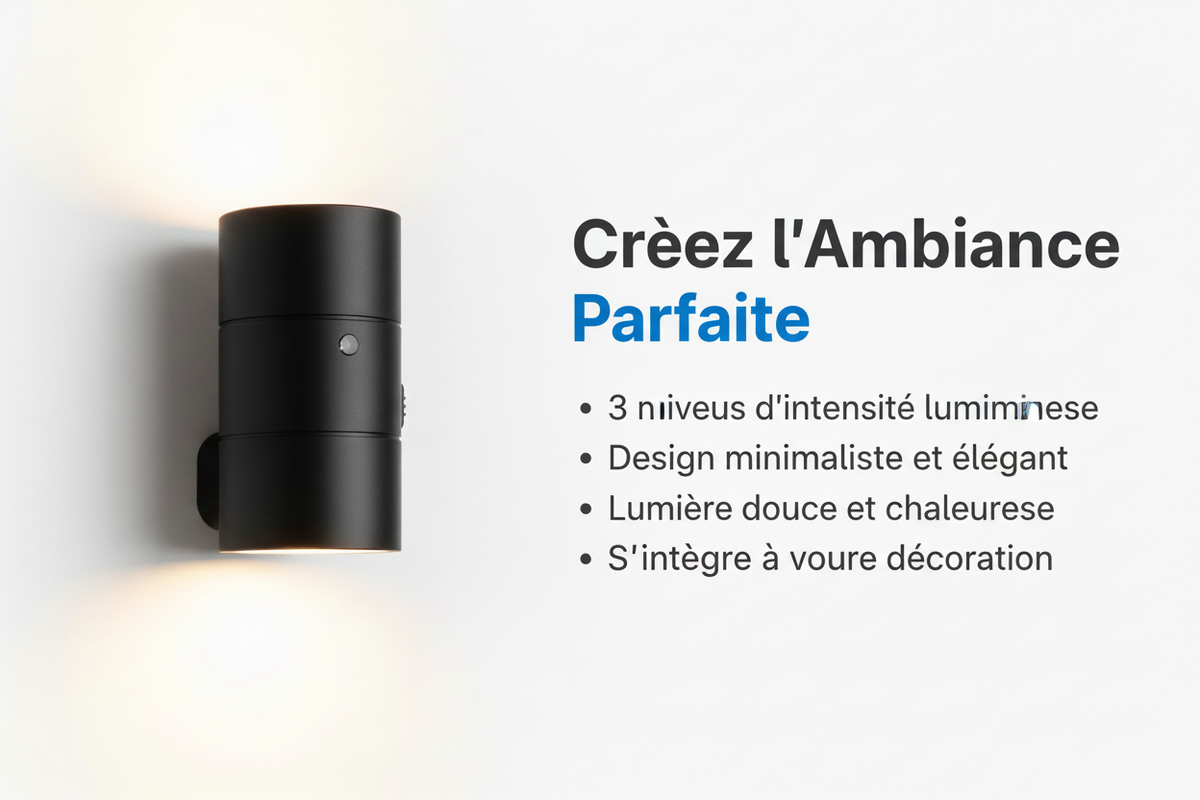 Lampe avec nouveau texte