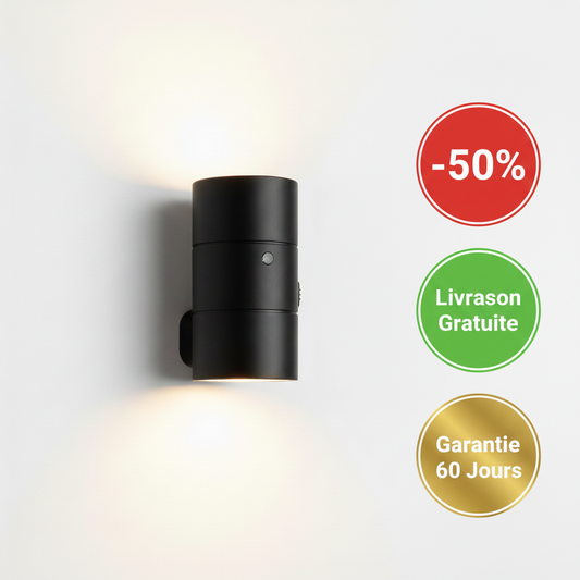 Lampe LED avec offres à droite