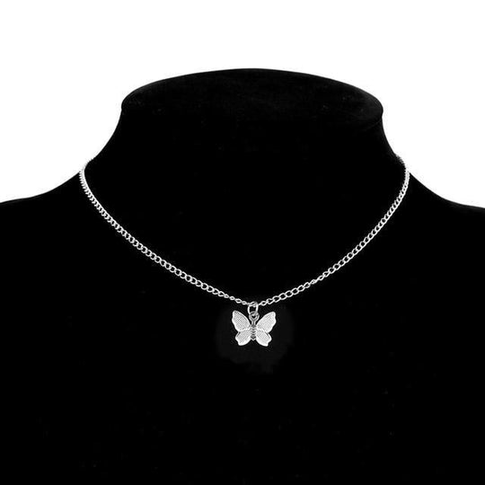 Elegant butterfly necklace